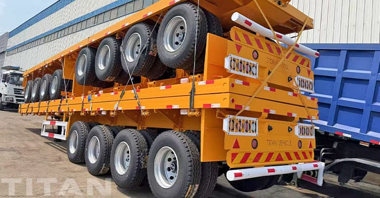 4 Axle Flatbed Trailer for Sale Near Me in Jamaica