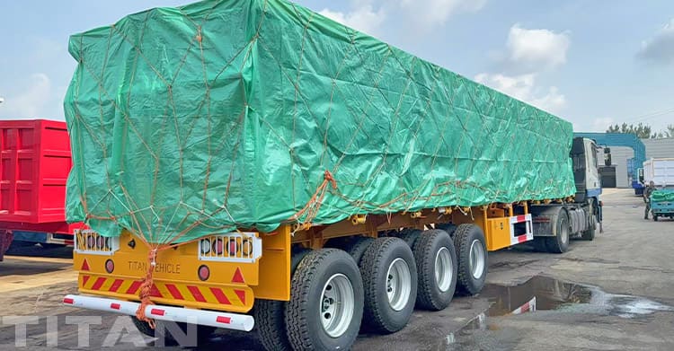 4 Axle Flatbed Trailer for Sale Near Me in Jamaica