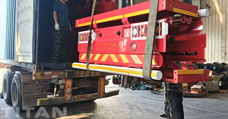 3 Axle 40 Foot Flatbed Semi Trailer for Sale in Mali