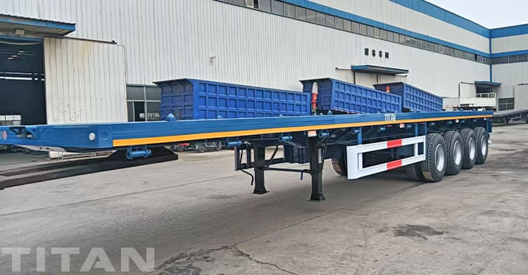 4 Axle Flatbed Trailer for Sale Near Me in Côte d'Ivoire
