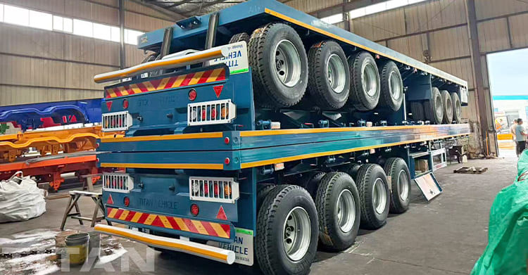 4 Axle Flatbed Trailer for Sale Near Me in Côte d'Ivoire