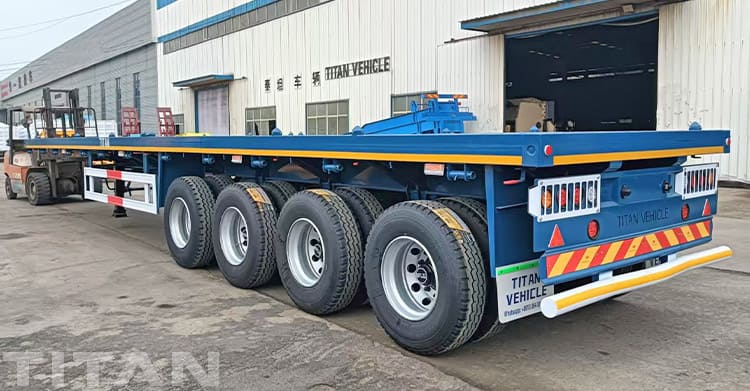 4 Axle Flatbed Trailer for Sale Near Me in Côte d'Ivoire