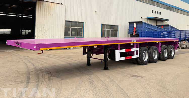 4 Axle 40 Ft flatbed Trailer for Sale in Guyana