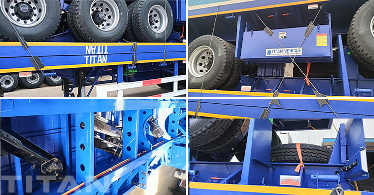 4 Axle Semi Flatbed Trailers for Sale Near Me in Guinea