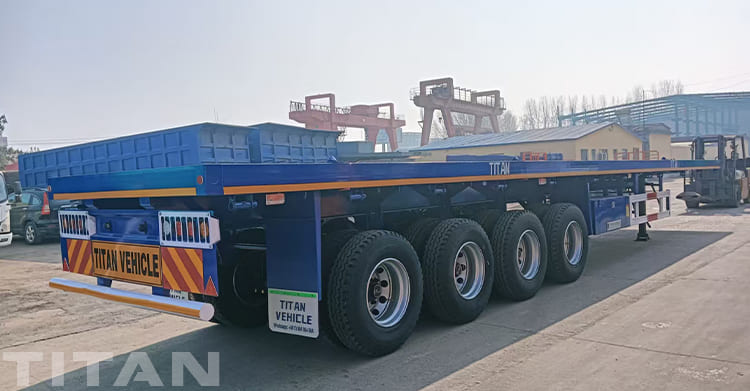 4 Axle Semi Flatbed Trailers for Sale Near Me in Guinea