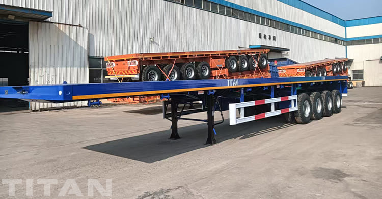 4 Axle Semi Flatbed Trailers for Sale Near Me in Guinea