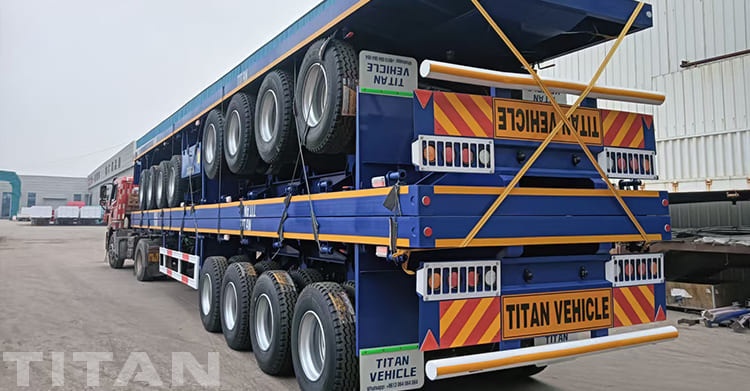 4 Axle Semi Flatbed Trailers for Sale Near Me in Guinea