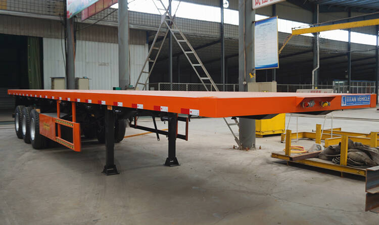 3 axle 40ft flatbed trailer