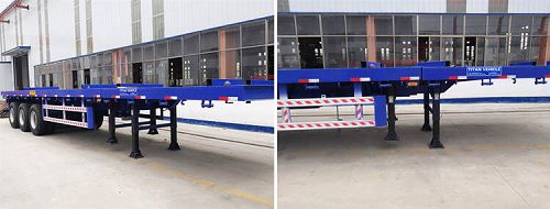 40ft extendable flat bed trailers