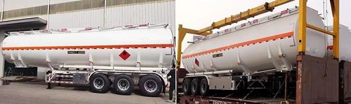 45000Lts Tri Axle Fuel Tanker Trailer Price