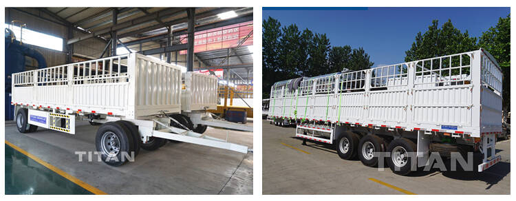 different type livestock fence trailer