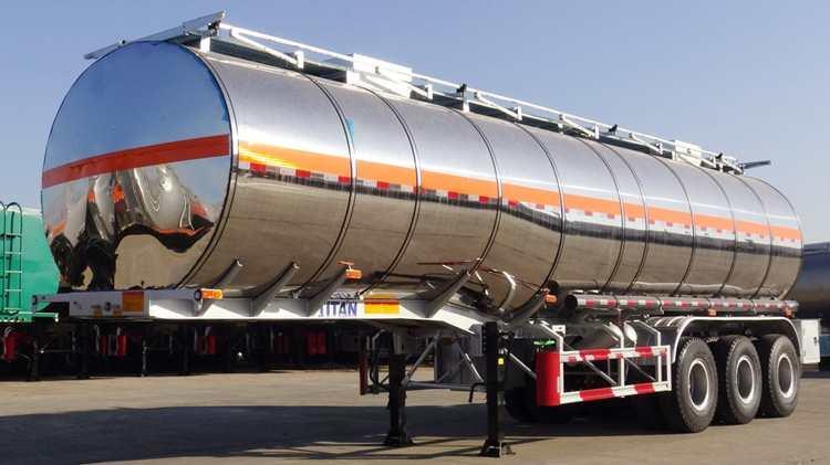 stainless steel tanker trailer