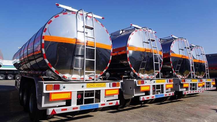 stainless steel tanker trailer