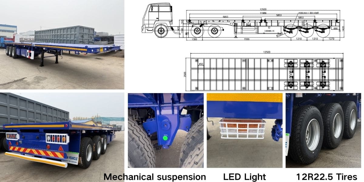 Flatbed Semi Trailer for Sale in Jamaica