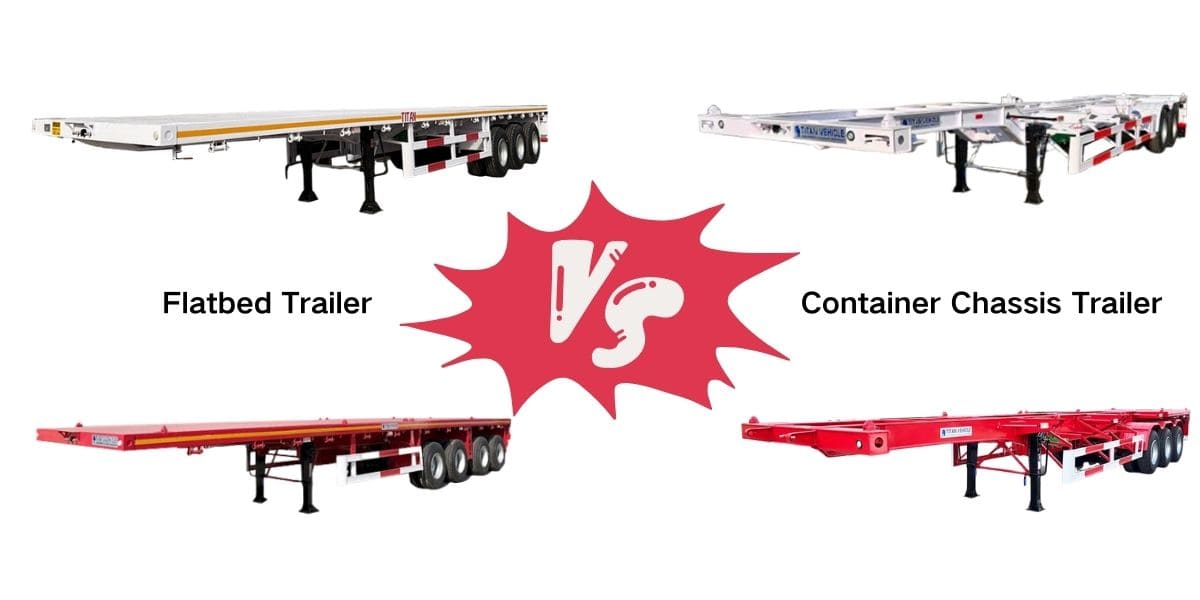 Shipping Container Chassis Trailer for Sale in Jamaica