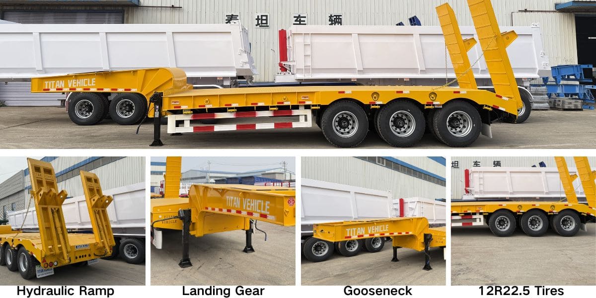 Semi Low Bed Trailer for Sale in Guyana