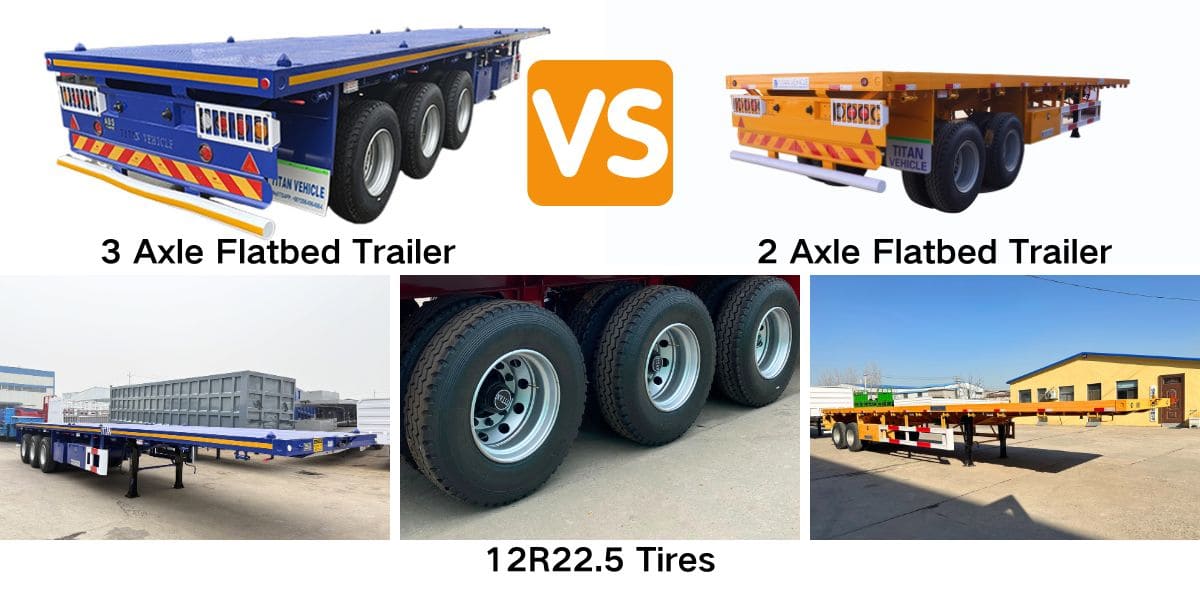3 Axle Flatbed Trailer Price in Guyana