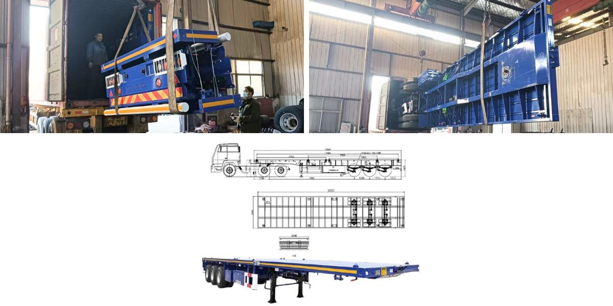 3 Axle Flatbed Trailer Price in Guyana
