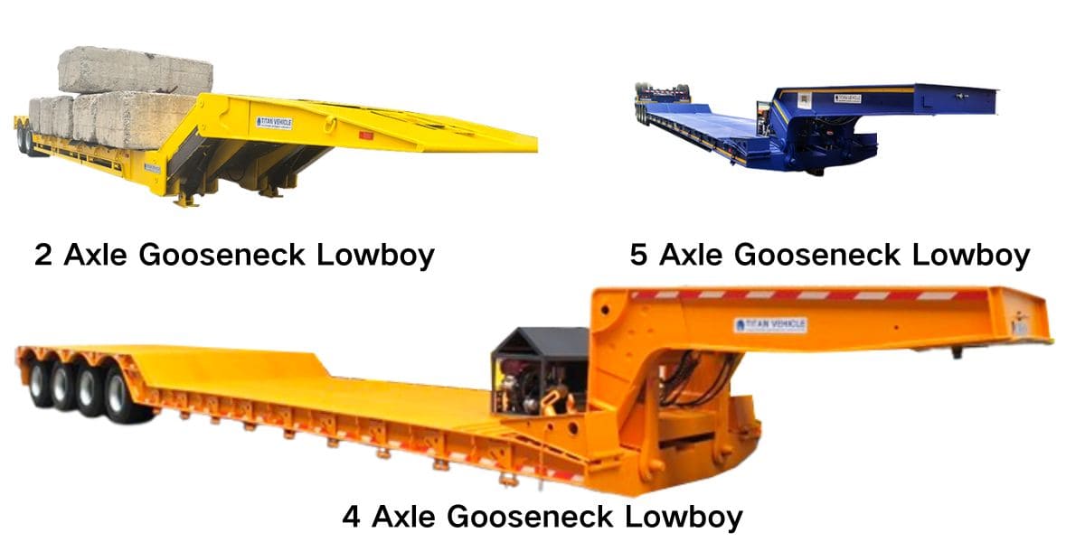 Detachable Gooseneck Lowboy Trailer for Sale in Guyana