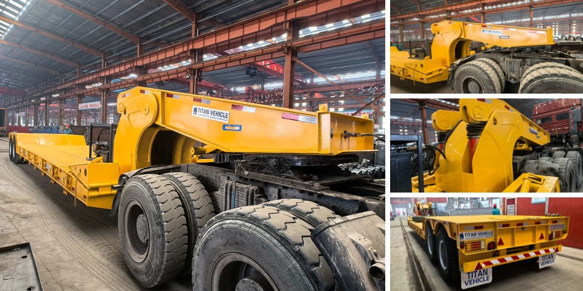 Detachable Gooseneck Lowboy Trailer for Sale in Guyana