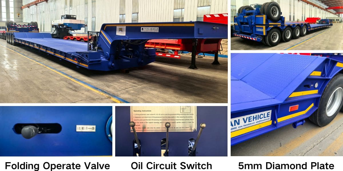 Detachable Gooseneck Lowboy Trailer for Sale in Guyana
