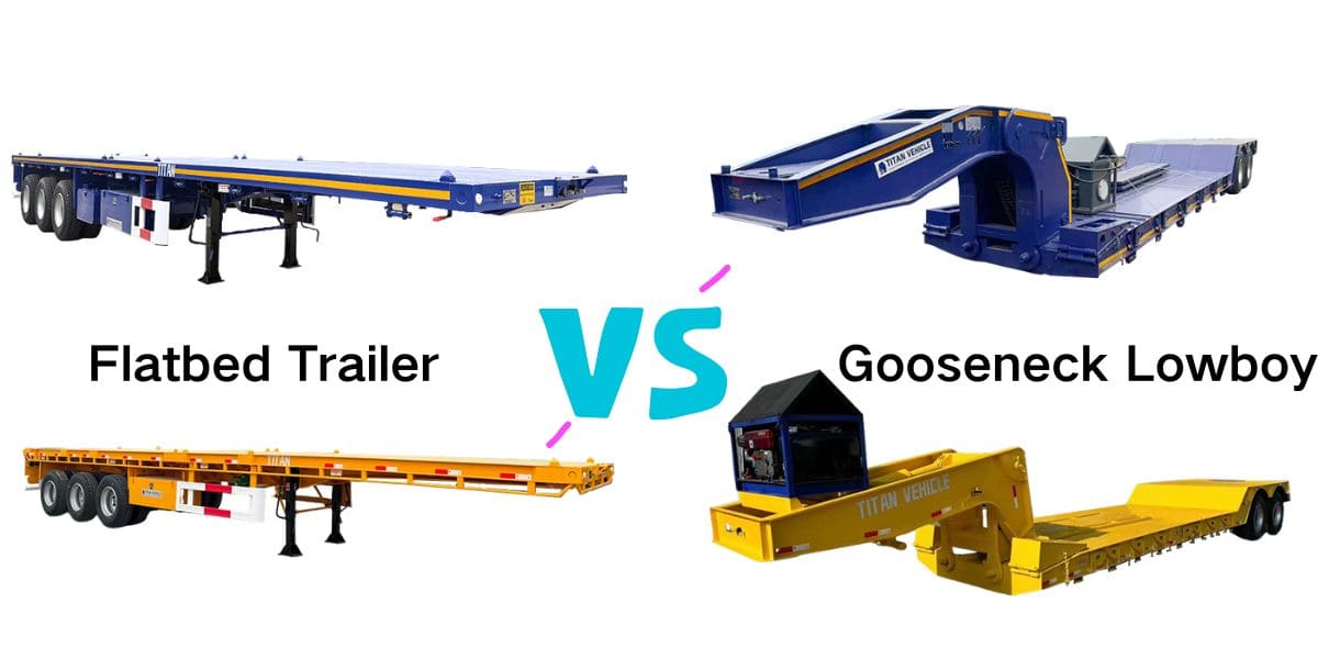 Detachable Gooseneck Lowboy Trailer for Sale in Guyana