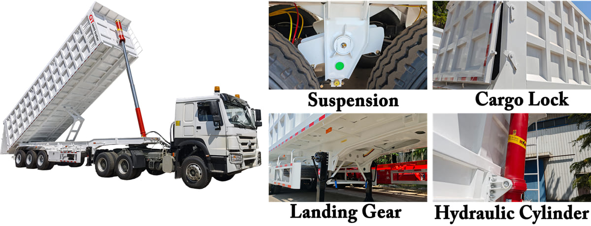 GTS Dump Semi Trailers for Ghana Mining Sector