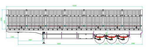 China Side Tipper Semi Trailer for Sale in Africa