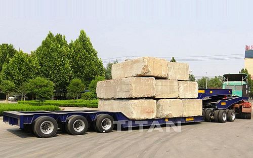 Lowbed Truck for Sale with Dolly Trailer
