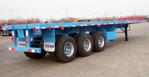 Triple Axle Flat Bed Trailer for Sale - TITAN Vehicle