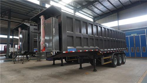 80 Ton Tipper Semi Trailer for Sale in East Africa 