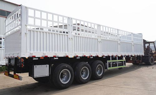 China Stake Semi Trailer 60 Ton for Sale - TITAN Vehicle