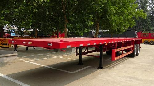2 Axle 40 ft Flatbed Trailer for Sale in Tanzania - TITAN Vehicle