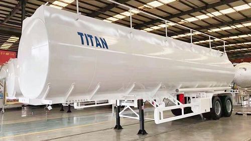 2 Axle 50000 Liters Fuel Tanker Trailer for Sale In Senegal
