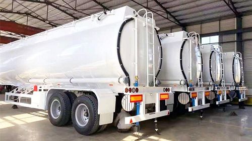 2 Axle 50000 Liters Fuel Tanker Trailer for Sale In Senegal