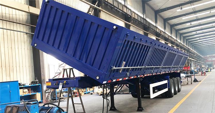 Tri Axle 34 Ton Side Tipper Trailer for Sale In Ghana