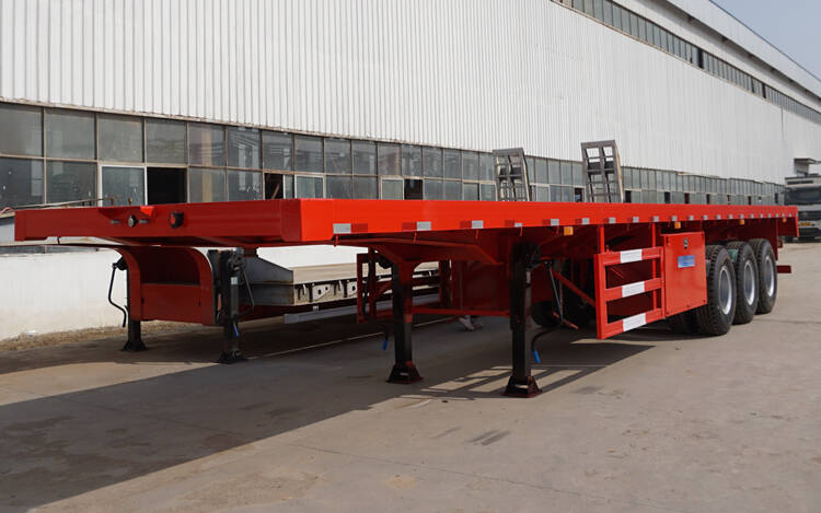 40 ft tri axle flatbed semi trailer