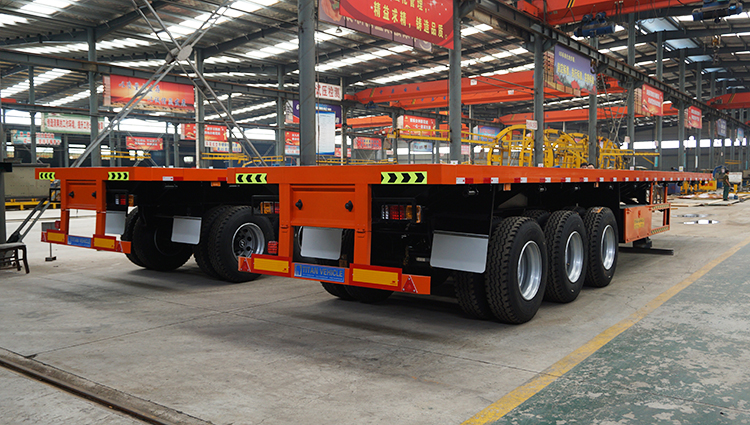40 ft container flatbed semi trailer
