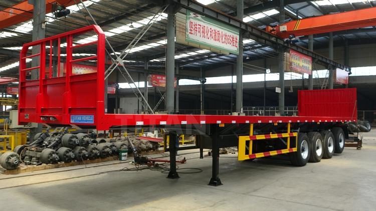40 Foot Flatbed Container Semi Trailer Price For Sale