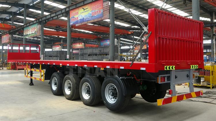 40 Foot Flatbed Container Semi Trailer Price For Sale