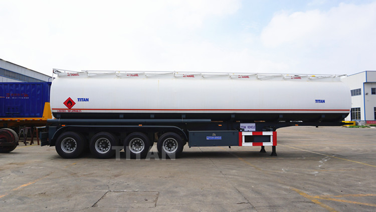 55000Lts 4 Axle Fuel Tanker Semi Trailer For Sale Prices