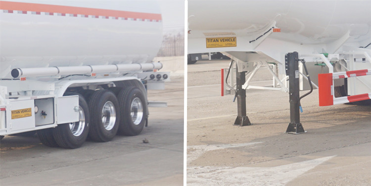 3 Axle 45000 Liters Fuel Tanker Trailer for Sale