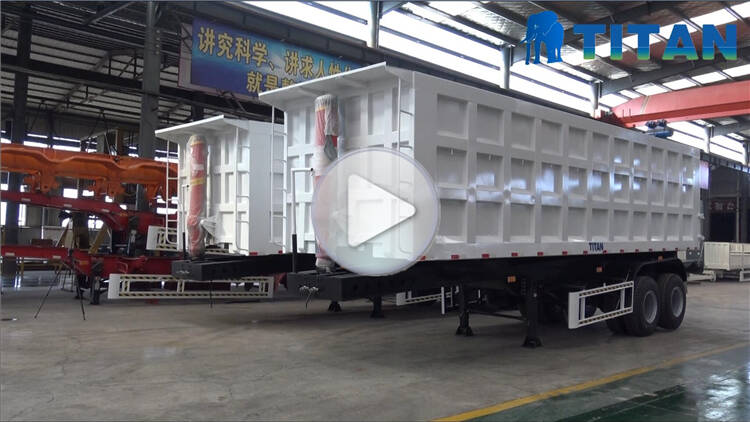 3 Axle 100 Ton Tipper Trailer