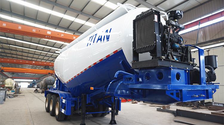 3 Axle 45000liters Bulk Cement Tank Trailer