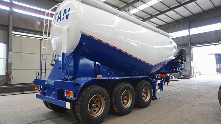 3 Axle 45000liters Bulk Cement Tank Trailer