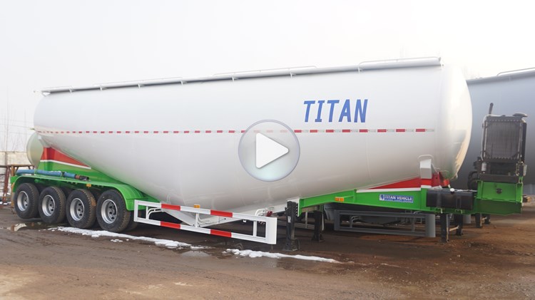 3 Axle 45000liters Bulk Cement Tank Trailer