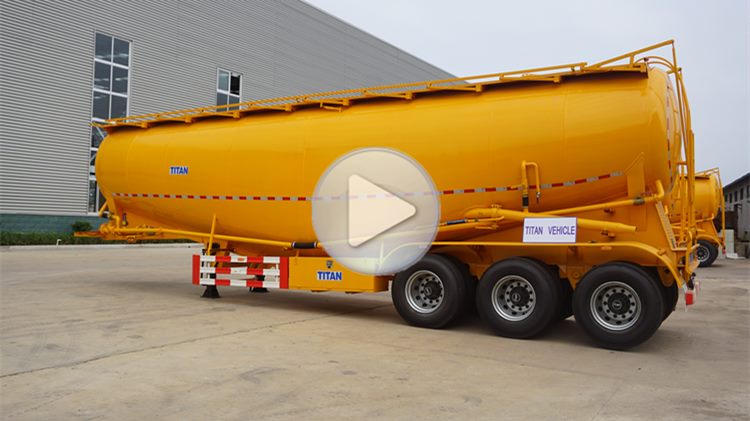 3 Axle 45000liters Bulk Cement Tank Trailer