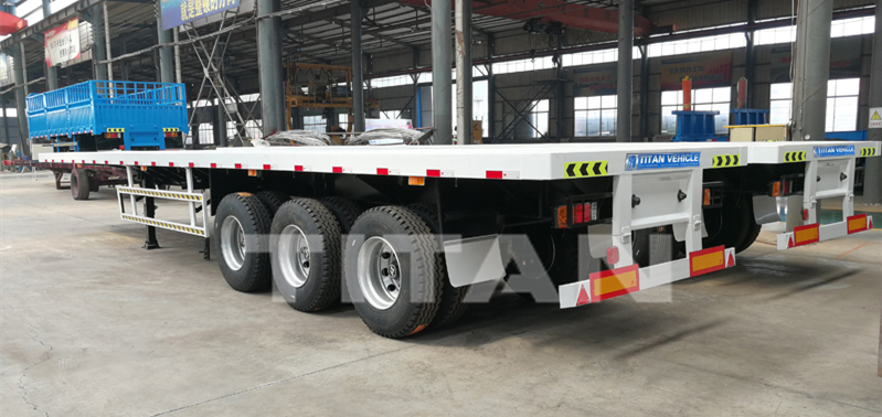 3 Axle 40 Foot Flatbed Trailer for Sale Price