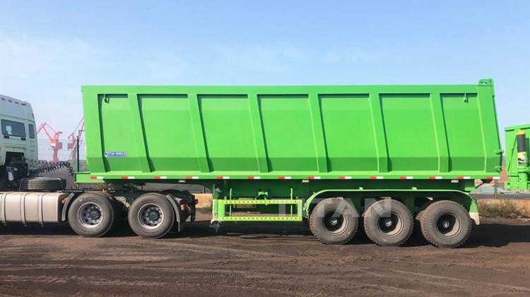 Qingdao Juyuan Technonlgy Aotong Brand End Dump Semi Trailer for Sale