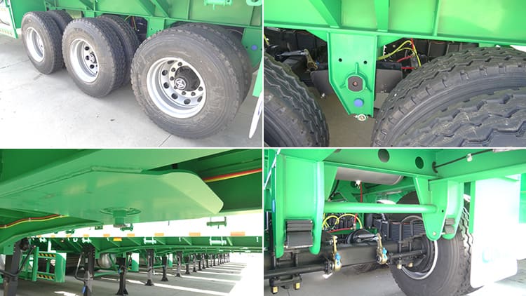 tri axle flatbed trailer